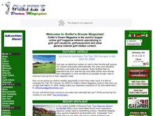 Tablet Screenshot of golfersdream.com